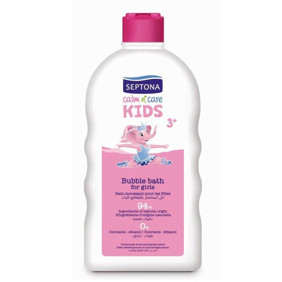 Septona Espuma de Baño Infantil para Niñas a partir de 3 años, 500 ml, Septona