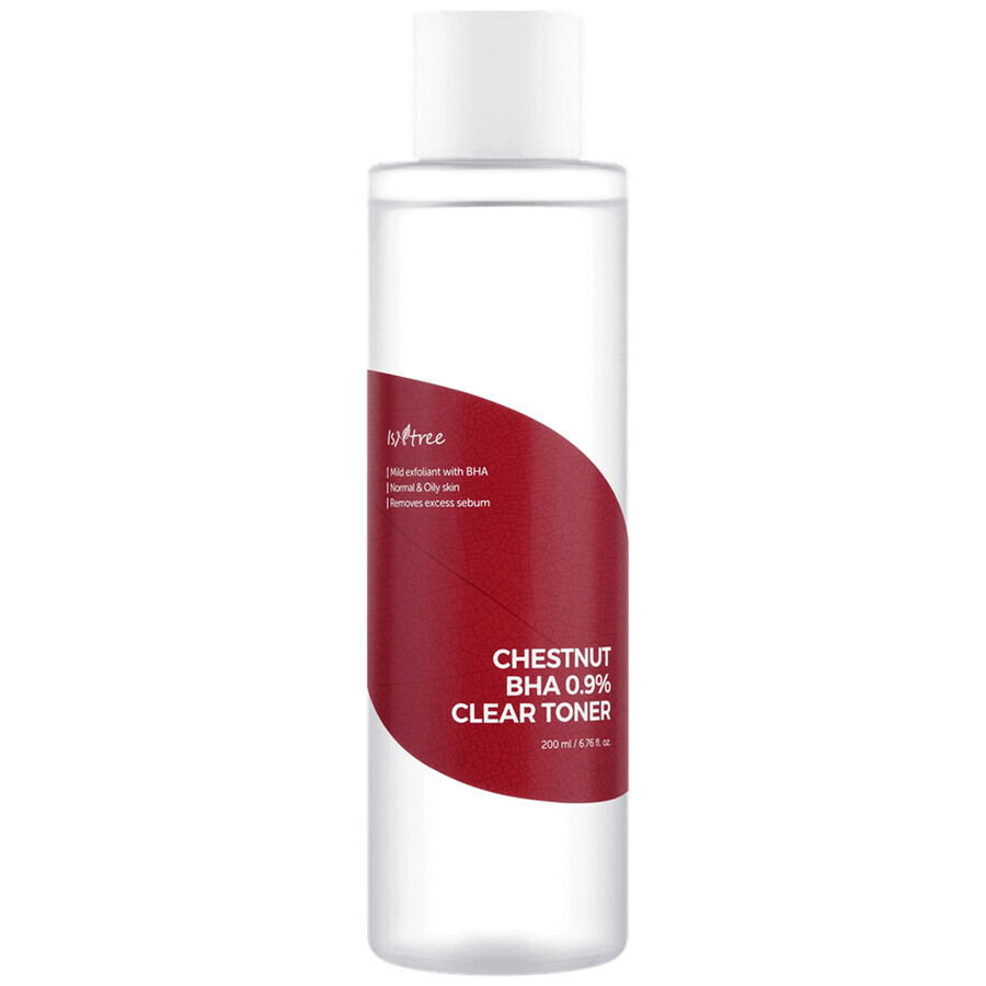 Tonico esfoliante e minimizzante dei pori Chestnut BHA 0,9% Clear, 100 ml, Isntree