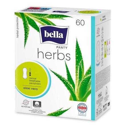 Tagesbinden mit Aloe Vera Panty Herbs, 60 Stück, Bella