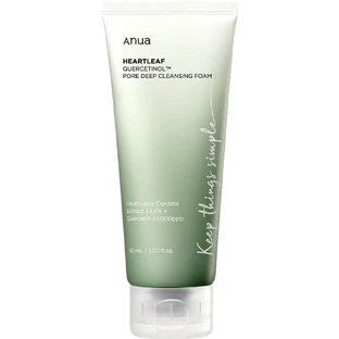 Reinigingsschuim met hartbladextract en quercetinol, 150 ml, Anua