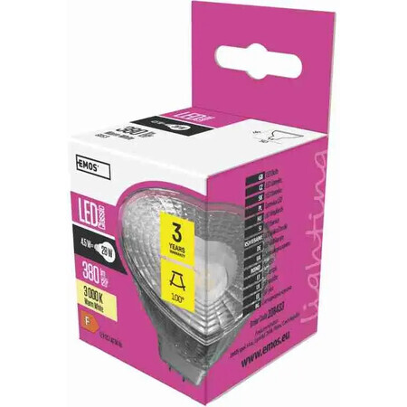 LED CLS MR16 CLS MR16 4.5W GU5.3 WW 1×1 pc, LED bulb