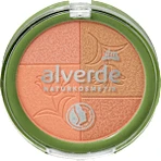 alverde NATURKOSMETIK Fard de obraz multicolor Nr.30 Sunkissed Glow, 9 g