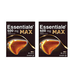 Essentiale MAX 600 mg, 2 x 30 cápsulas, Sanofi