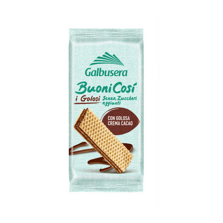 Waffel mit zuckerfreier Kakaocreme, 45 g, Galbusera