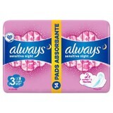 Always Ultra Sensitive Absorberend Nachtverband, 14 stuks, P&amp;G