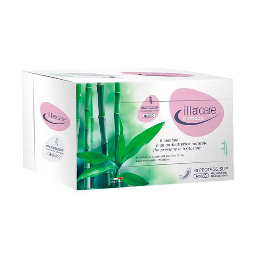 Absorbante bambus zilnice Illa Care Bamboo, 40 buc, Pietrasanta Pharma