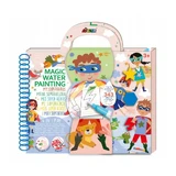 Aquarellbuch, Sand, Briefmarken und Spiele, tragbare Superhelden, +3 Jahre, Avenir