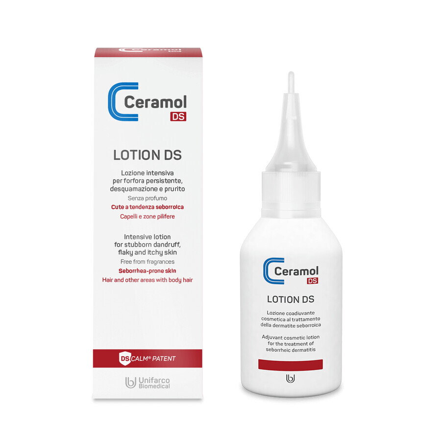 DS loción de tratamiento, dermatitis seborreica, 50 ml, Ceramol