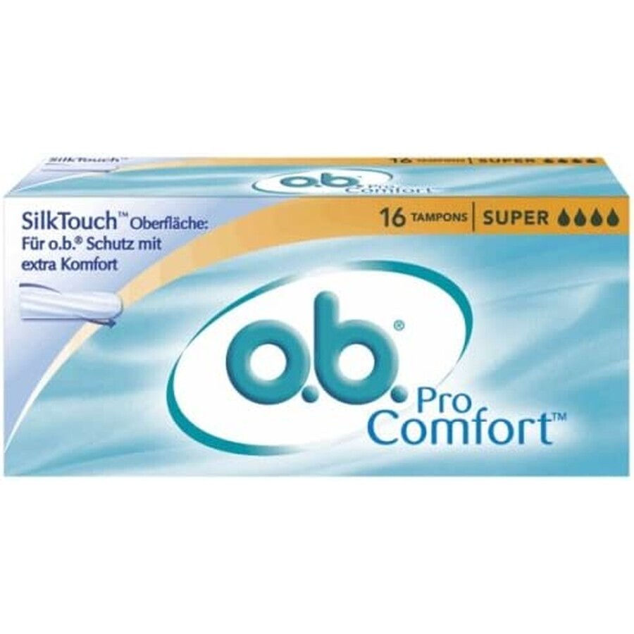 OB ProComfort Super internes Saugkissen, 16 Stück, Johnson&Johnson