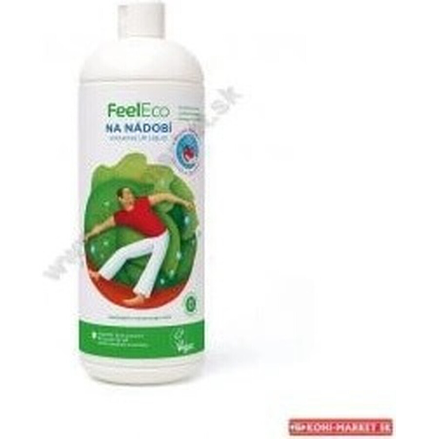 Feel Eco Lavavajillas Líquido Frambuesa 1×1000 ml, lavavajillas líquido