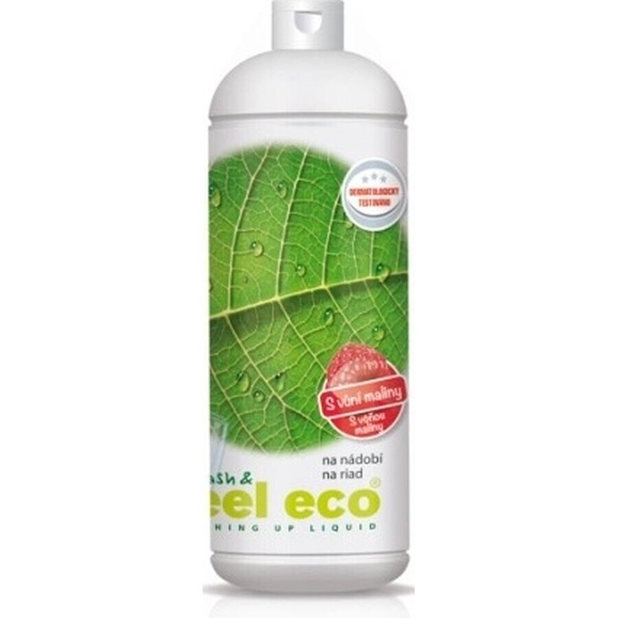 Feel Eco Lavavajillas Líquido Frambuesa 1×1000 ml, lavavajillas líquido