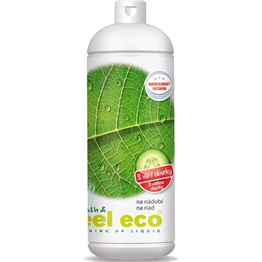 Feel Eco Lavavajillas Líquido Frambuesa 1×1000 ml, lavavajillas líquido