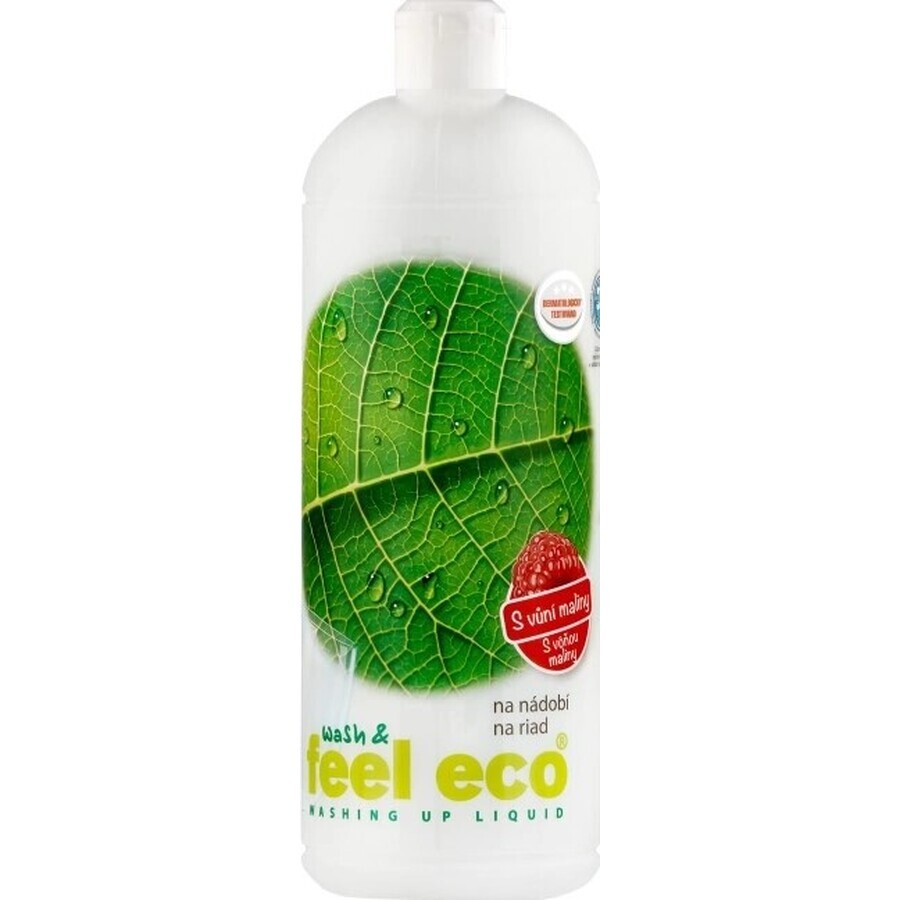 Feel Eco Lavavajillas Líquido Frambuesa 1×1000 ml, lavavajillas líquido