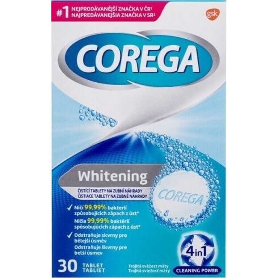 COREGA BIO Tabs 1x136 pcs, comprimés pour le nettoyage des prothèses dentaires