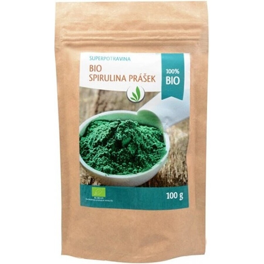 Allnature Espirulina orgánica en polvo 100g 1×100g