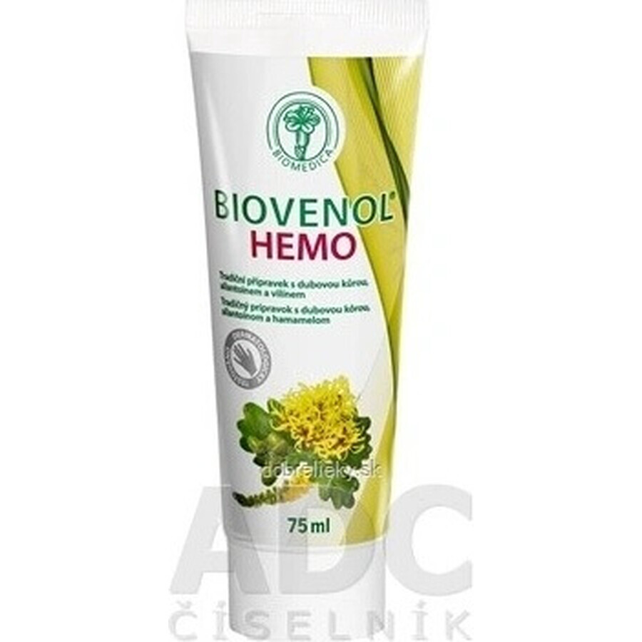 Biomedica Biovenol Hämo-Gel 1×75 ml, rektales Gel