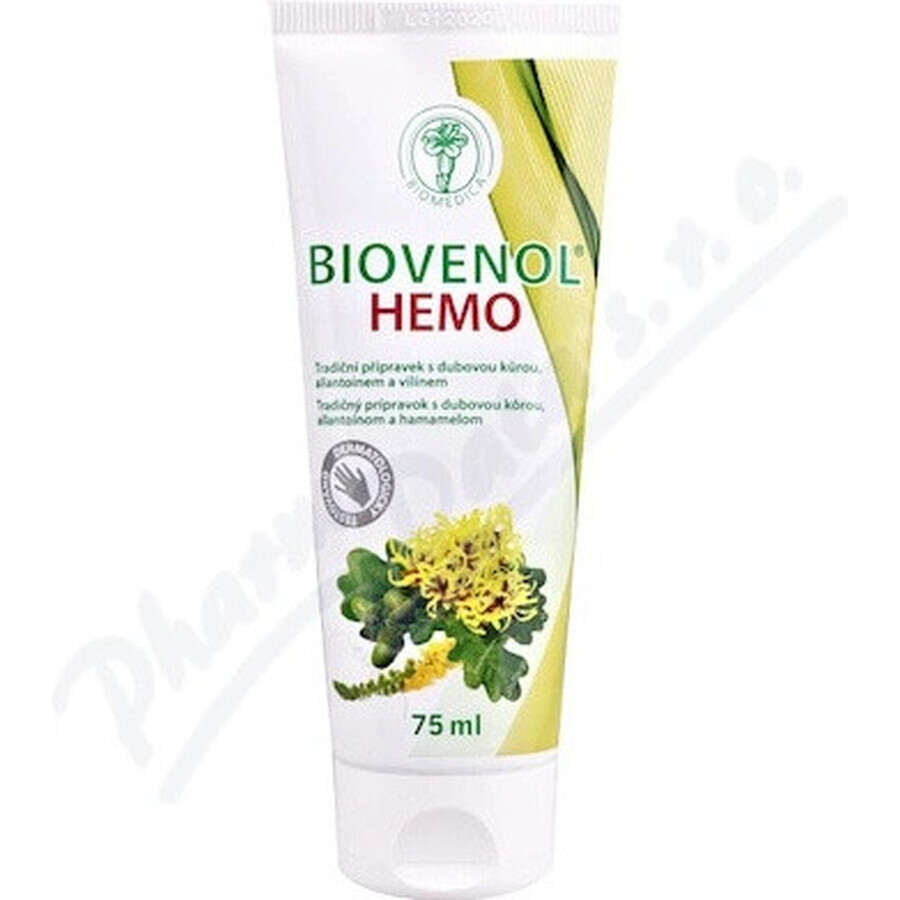 Biomedica Biovenol Hämo-Gel 1×75 ml, rektales Gel