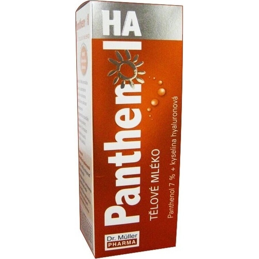 Dr. Müller PANTHENOL BODY MILK 1×200 ml, loțiune de corp