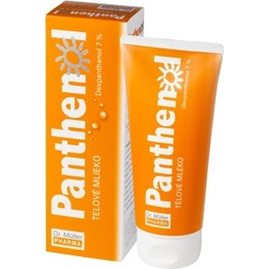 Dr. Müller PANTHENOL BODY MILK 1×200 ml, loțiune de corp