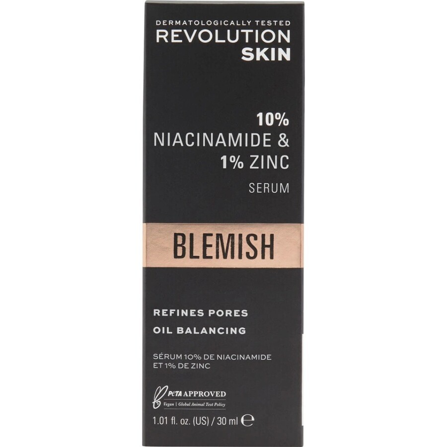 Revolution Skincare Skincare Blemish and Pore Refining Serum - 10% Niacinamide + 1% Zinc Serum 1×1 pc