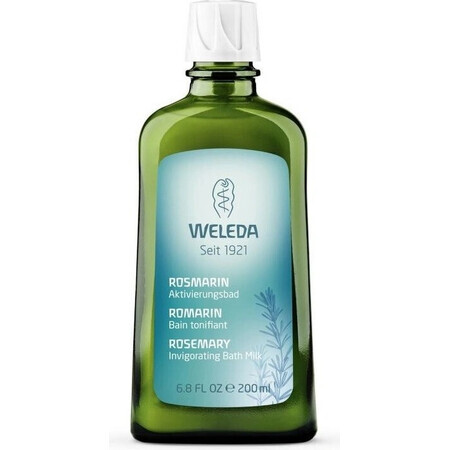 WELEDA Jabón de Baño Tonificante al Romero 1×200 ml, jabón de baño