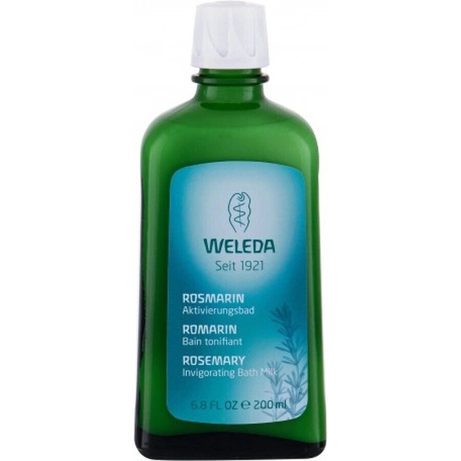 WELEDA Jabón de Baño Tonificante al Romero 1×200 ml, jabón de baño