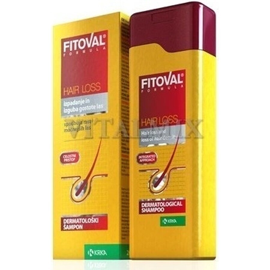 FITOVAL HAIR LOSS 1×200 ml, Shampoo gegen Haarausfall