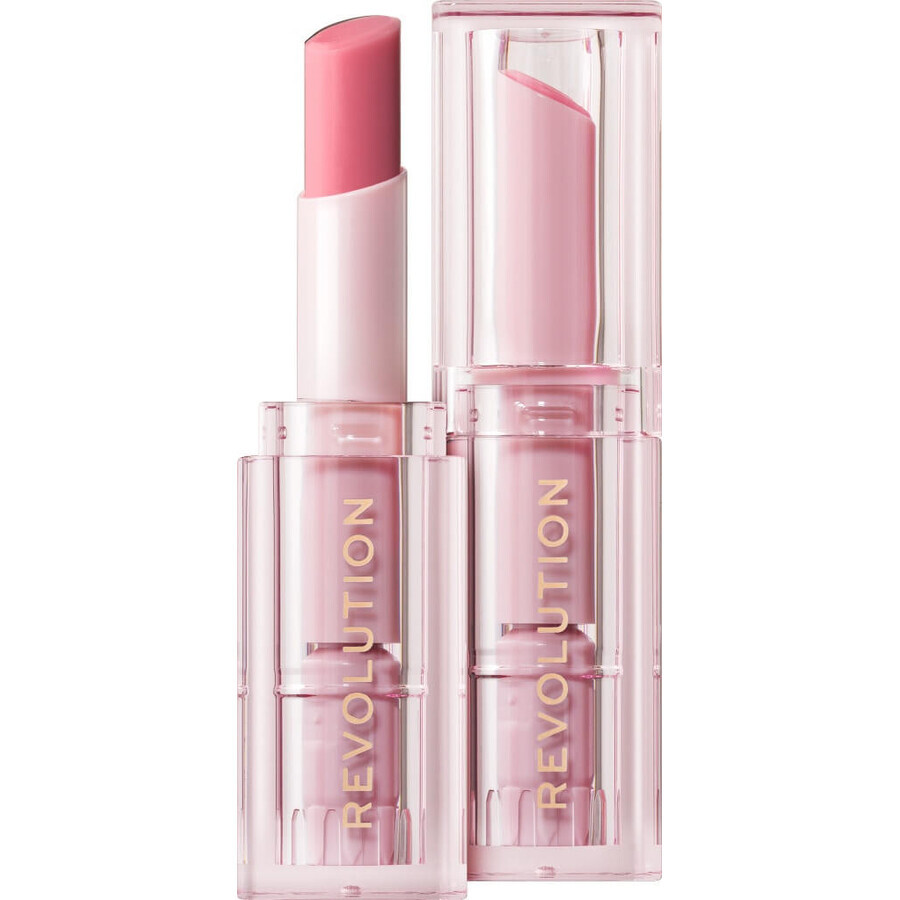 Revolution, Mood Switch Aura Lip Balm Kiss Pink 1×2,5 ml, balsamo per labbra