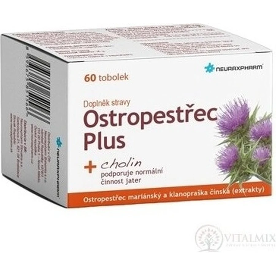 Neuraxpharm OSTROPESTREC PLUS 1×60 cps, mariadistel