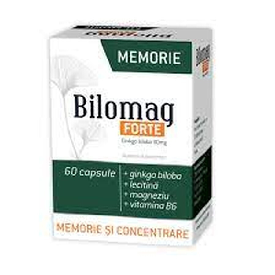 Bilomag Forte Memorie și Concentrare, 120 capsule, Zdrovit