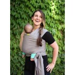 BOBA Baby Carrier/Scarf Wrap Baby Carrier/Scarf Wrap Bamboo Light Grey 1×1 pc, made of bamboo mix