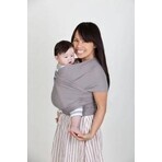 BOBA Baby Carrier/Scarf Wrap Baby Carrier/Scarf Wrap Bamboo Light Grey 1×1 pc, made of bamboo mix