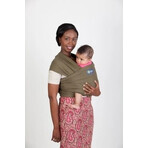 BOBA Baby Carrier/Scarf Wrap Baby Carrier/Scarf Wrap Bamboo Light Grey 1×1 pc, made of bamboo mix