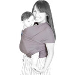 BOBA Baby Carrier/Scarf Wrap Baby Carrier/Scarf Wrap Bamboo Light Grey 1×1 pc, made of bamboo mix