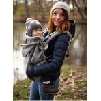 BOBA Baby Carrier/Scarf Wrap Baby Carrier/Scarf Wrap Bamboo Light Grey 1×1 pc, made of bamboo mix