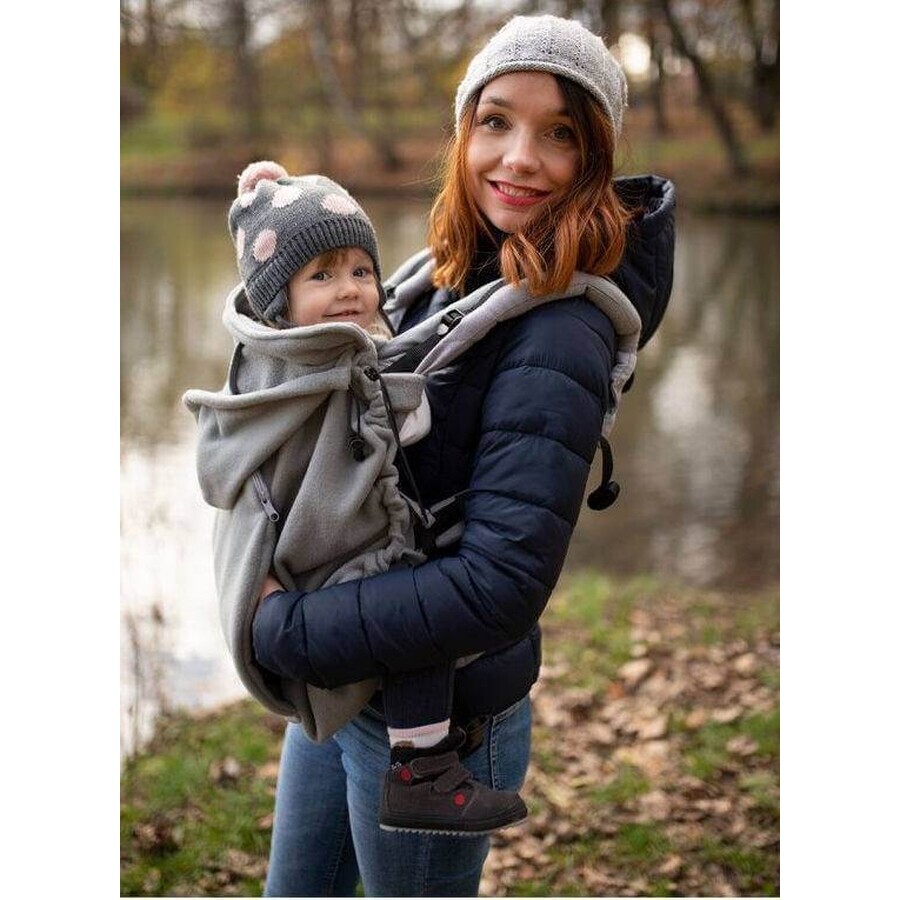 BOBA Baby Carrier/Scarf Wrap Baby Carrier/Scarf Wrap Bamboo Light Grey 1×1 pc, made of bamboo mix