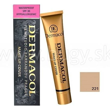 DERMACOL MAKE-UP COVER 221 1×30 g, makijaż: ceny i cechy
