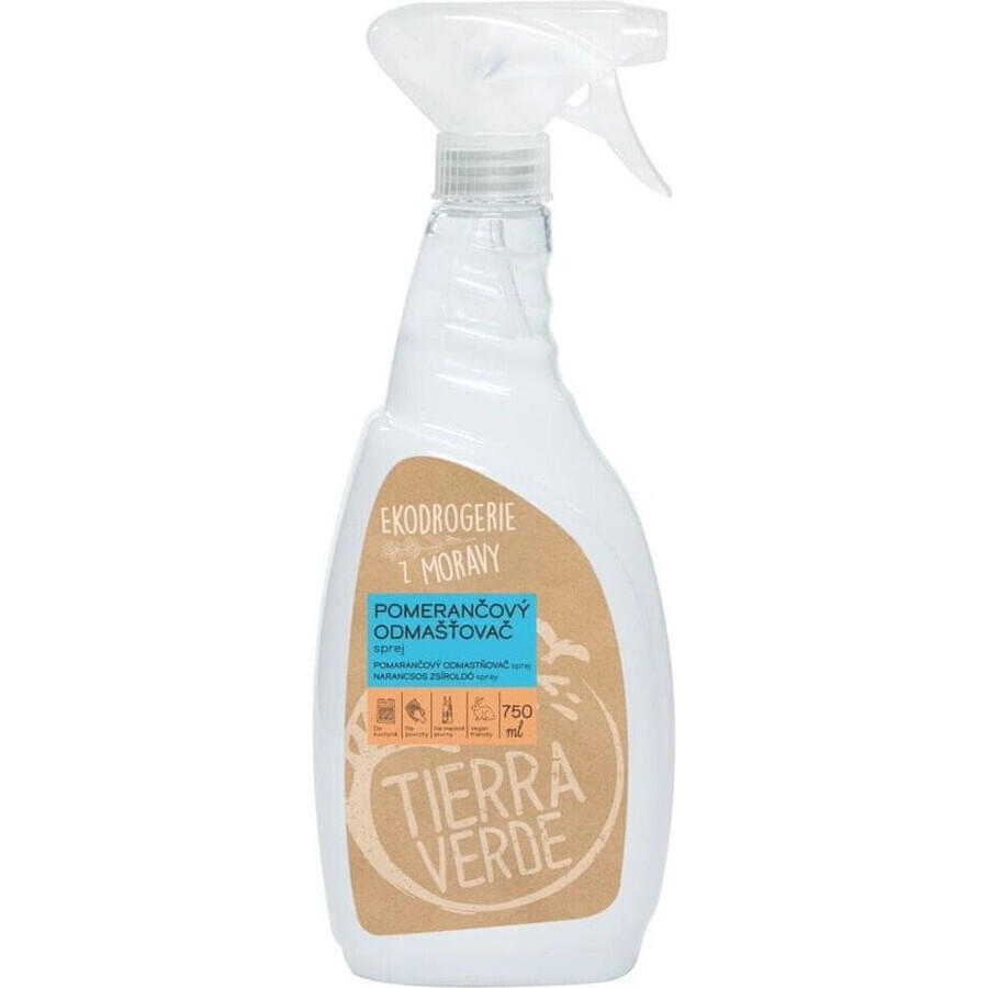 Tierra Verde Desengrasante Naranja 1×750ml, desengrasante