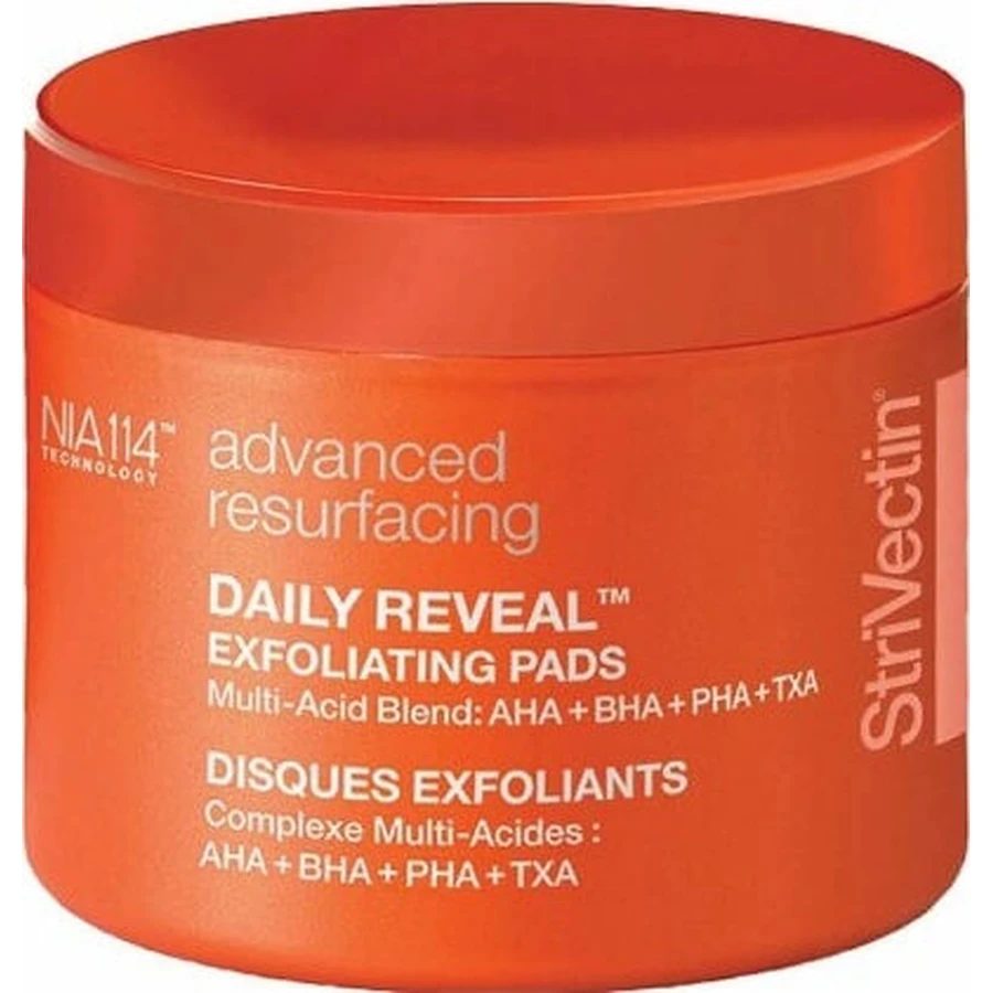 StriVectin Daily Reveal tampoane exfoliante 1×60 buc, tampoane exfoliante