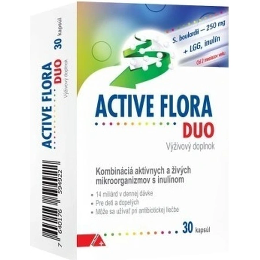 ACTIVE FLORA DUO, 30 cps 1×30 cps, integratore alimentare