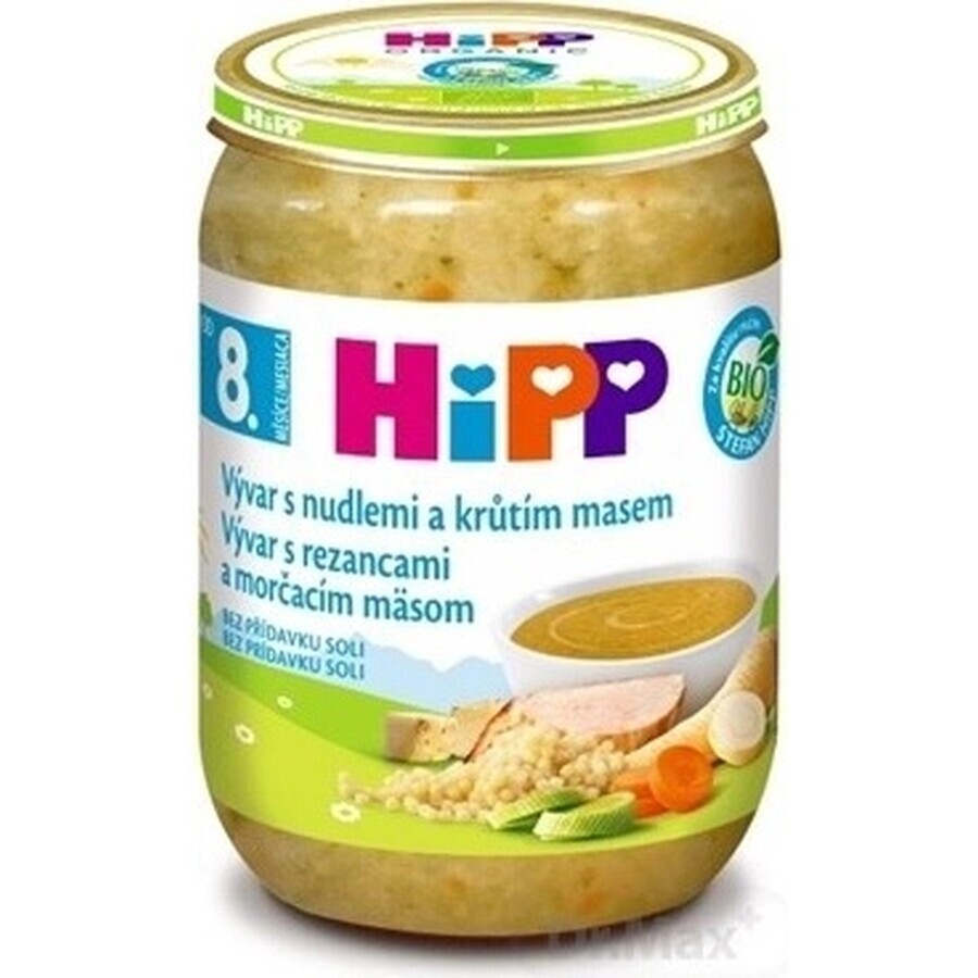 VIVAR ORGANIC HIPP BIO VIVAR WITH TURKEY AND TURKEY MEAT 1×190g, starter, broth