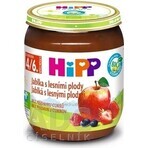 HiPP Supplément de fruits Pommes avec baies 1×125 g, supplément de fruits pour enfants