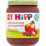 HiPP Supplément de fruits Pommes avec baies 1×125 g, supplément de fruits pour enfants