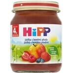 HiPP Supplément de fruits Pommes avec baies 1×125 g, supplément de fruits pour enfants