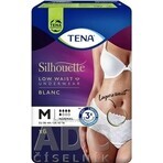 TENA Silhouette Normal Low Waist Blanc M 1×6 buc, lenjerie de incontinență pentru femei