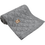 EKO Bamboo blanket light gray 80x100cm