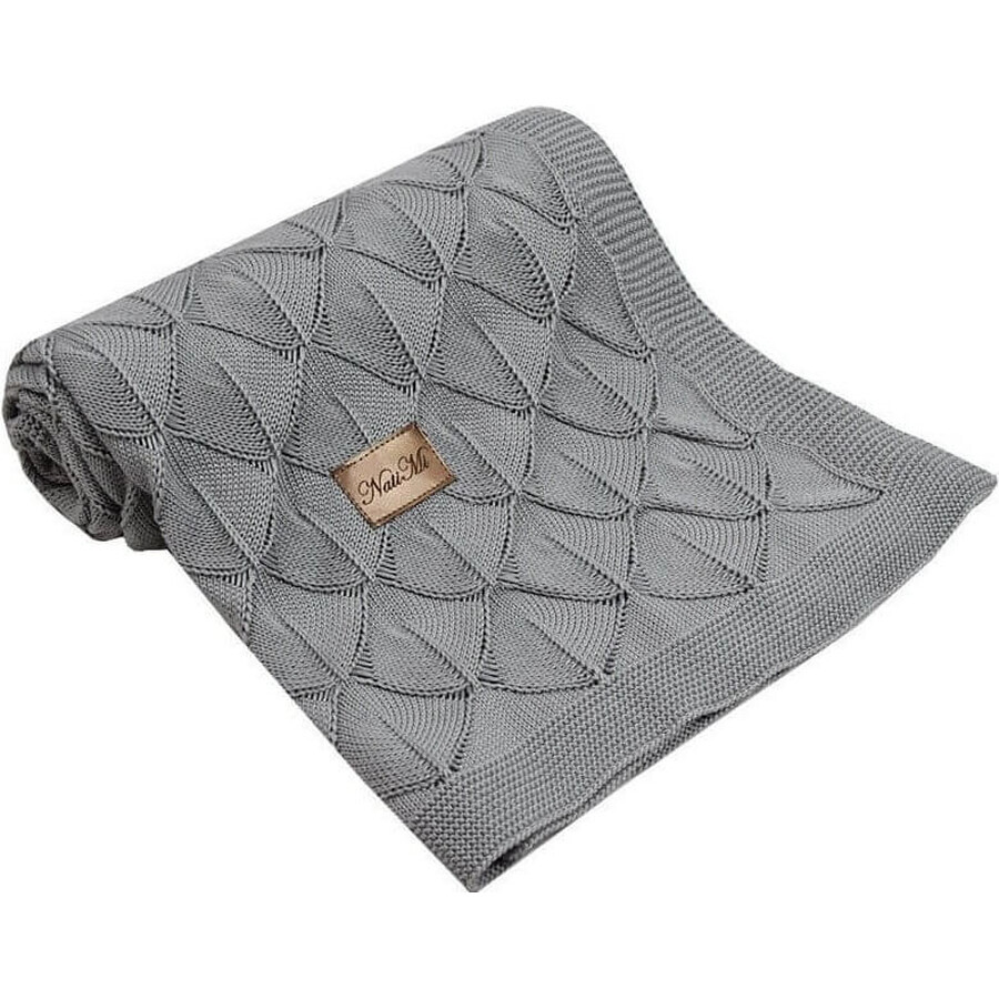 EKO Bamboo blanket light gray 80x100cm