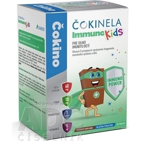 COCINELA Inmuno Kids barritas de chocolate 1×20 unid.