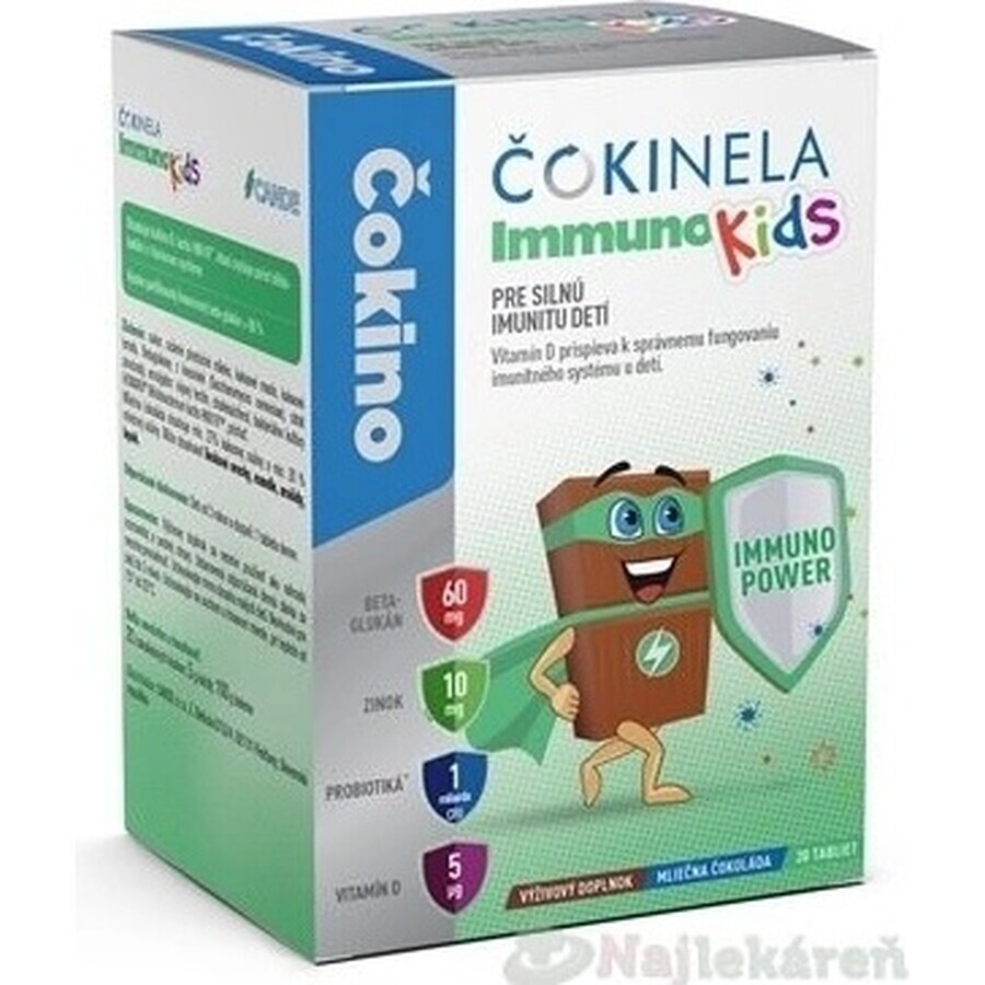 COCINELA Immuno Kids chocolate bars 1×20 pcs