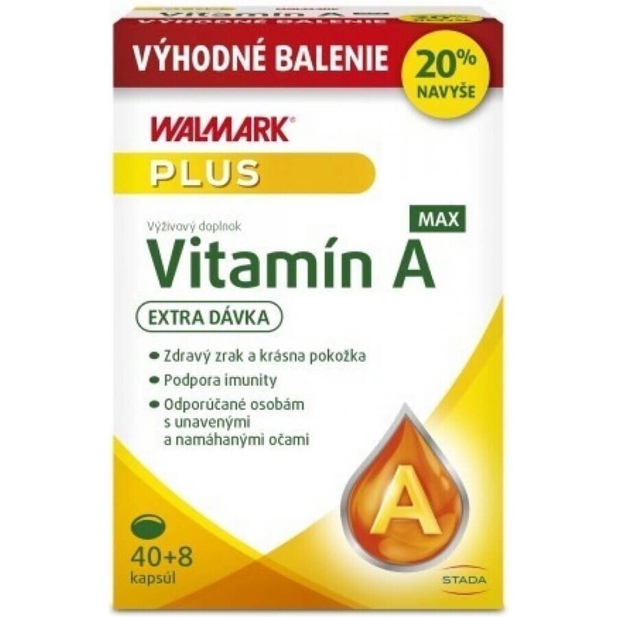 WALMARK Vitamin A MAX Weihnachten 1×48 cps, 40+8 extra